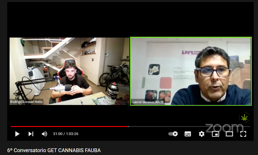 Entrevista 6º Conversatorio GET CANNABIS FAUBA